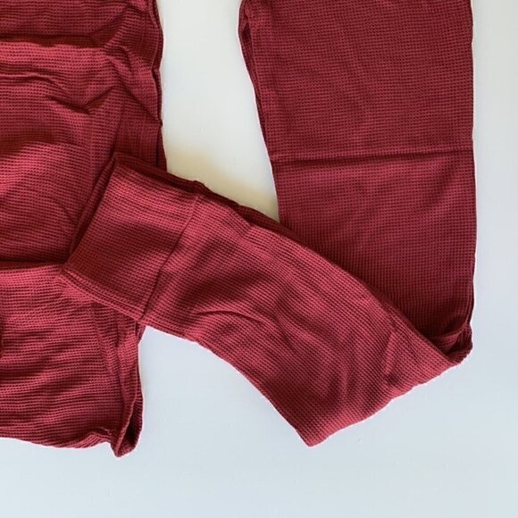 NWT Posh Peanut Girl Bordeaux Waffle Thermal Top And Leggings Set 12 Years - Picture 10 of 11